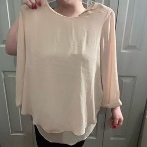 Light pink business casual blouse from forever 21!